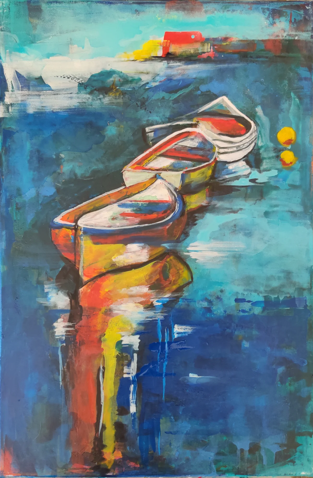 Farbenspiele im Wasser